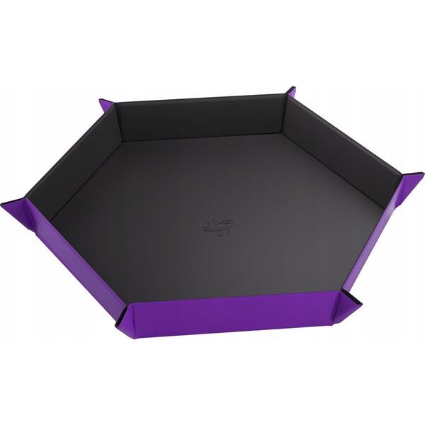 Gamegenic Gamegenic: Magnetic Dice Tray - Hexagonal - Black/Purple