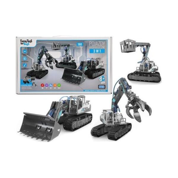 Artyk Pojazdy hydrauliczne 3 w 1 Toys For Boys