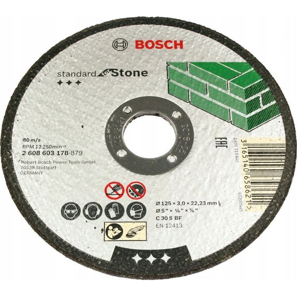Bosch Stone Cutting Disc Bosch 125X3x22.23