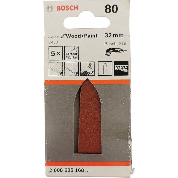 Bosch Bosch SLIBEBLAD DELTA EW 32MM K80 5 STK