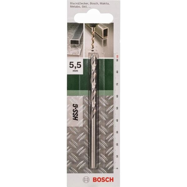 Wiertło Bosch Bosch METALBOR HSS-G Ø5,5X57X93MM 118GR