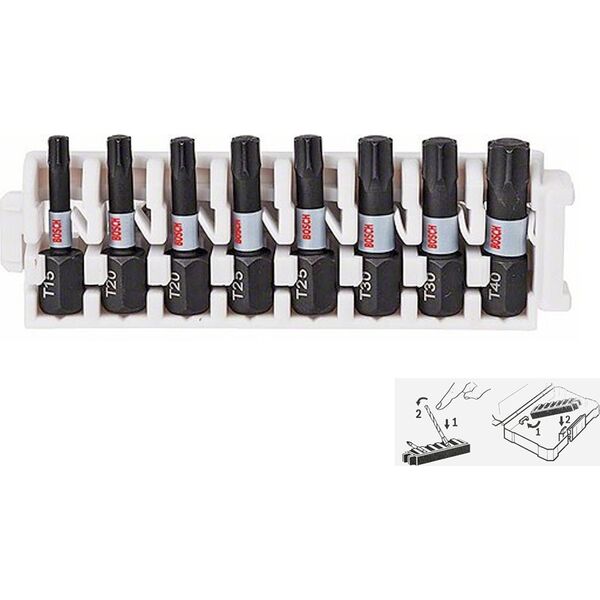 Bosch Bosch Accessories 2608522322 Torx-Bit T 15, T 20, T 25, T 30, T 40 1 Set
