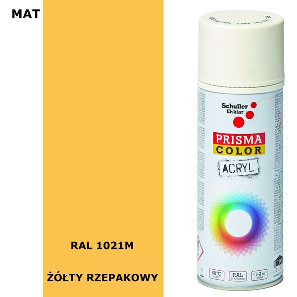 Schuller spray maling mat - Prisma Color RAL 1021M