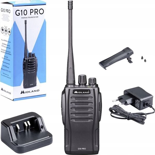 Midland Midland G10 Pro PMR446 Funkgerät, Einzelgerät