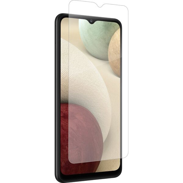 Zagg InvisibleShield Glass Elite+ Samsung Galaxy A12 Case Friendly Screen, Samsung, Galaxy A12, Dust resistant, Impact resistant, Scratch resistant, Transparent, 1 pc(s)