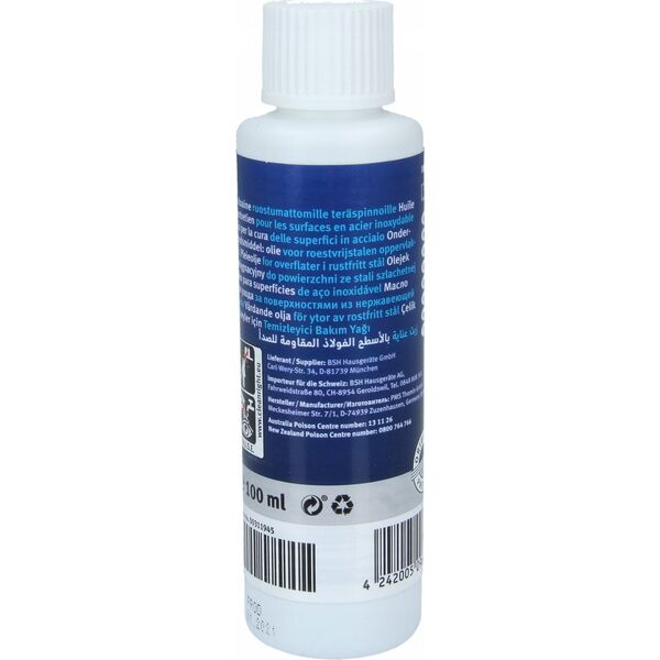 Bosch BSH Conditioning oil for stainless steel surfaces
