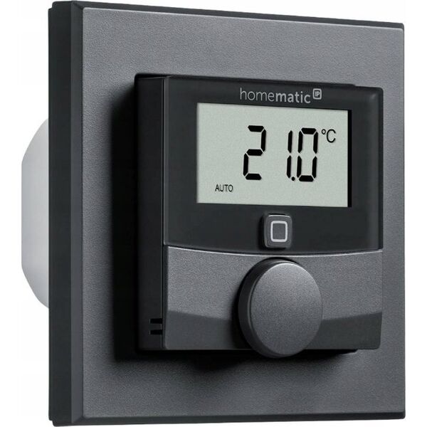 HomeMatic IP Homematic IP wall thermostat with switching output (HmIP-BWTH-A) (anthracite, for brand switch 230V)