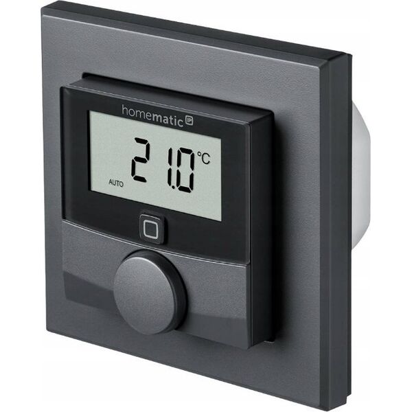 HomeMatic IP Homematic IP wall thermostat with switching output (HmIP-BWTH-A) (anthracite, for brand switch 230V)