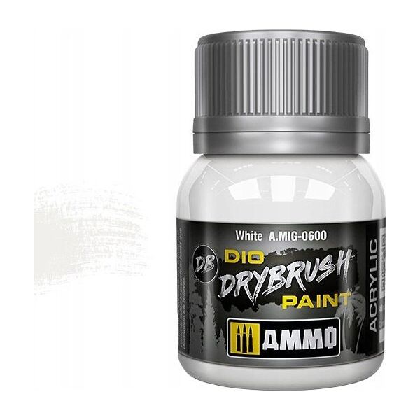 Vallejo Ammo: DIO Drybrush - White