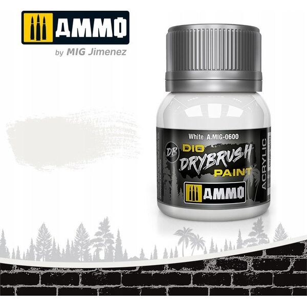 Vallejo Ammo: DIO Drybrush - White