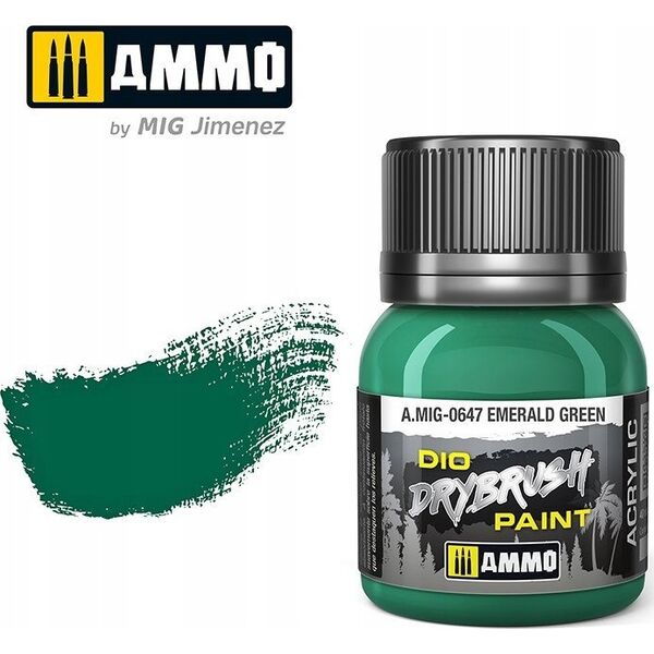 Vallejo Ammo: DIO Drybrush - Emerald Green