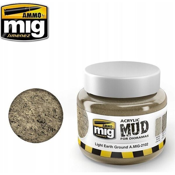 Vallejo Ammo: Acrylic Mud for Dioramas - Light Earth Ground (250 ml)