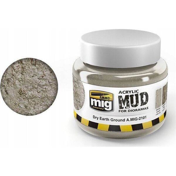 Vallejo Ammo: Acrylic Mud for Dioramas - Dry Earth Ground (250 ml)