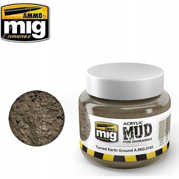 Vallejo Ammo: Acrylic Mud for Dioramas - Turned Earth Ground (250 ml)