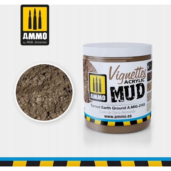 Vallejo Ammo: Acrylic Mud - Vignettes - Turned Earth Ground (100 ml)