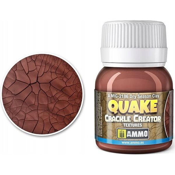Vallejo Ammo: Quake Crackle Creator Textures - Dry Season Clay (40 ml)