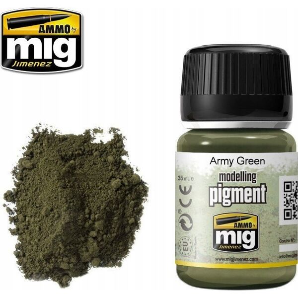 Vallejo Ammo: Modelling Pigment - Army Green (35 ml)