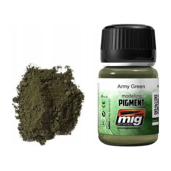 Vallejo Ammo: Modelling Pigment - Army Green (35 ml)