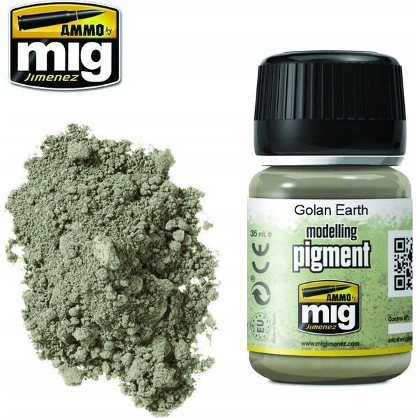 Vallejo Ammo: Modelling Pigment - Golan Earth (35 ml)