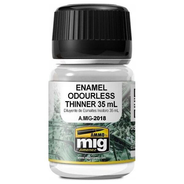 Vallejo Ammo: Enamel Odourless Thinner - White Spirit (35 ml)