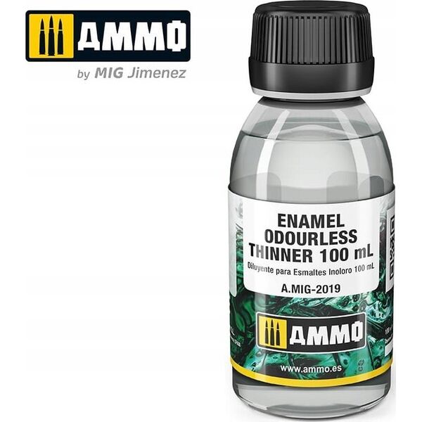 Vallejo Ammo: Enamel Odourless Thinner - White Spirit (100 ml)