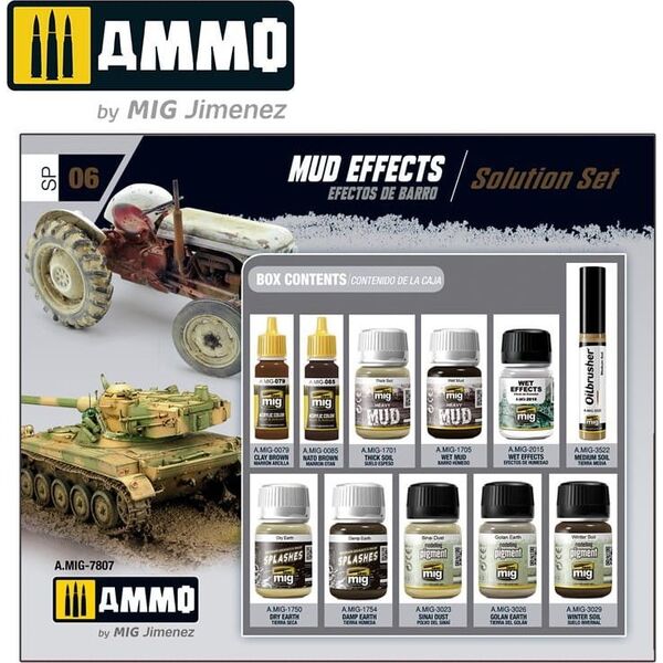 Vallejo Ammo: Super Pack - Mud Effects Solution Set