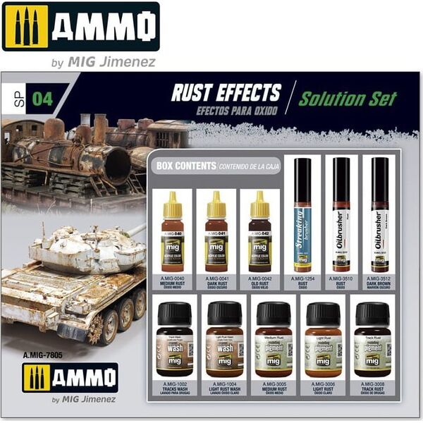 Vallejo Ammo: Super Pack - Rust Effects Solution Set