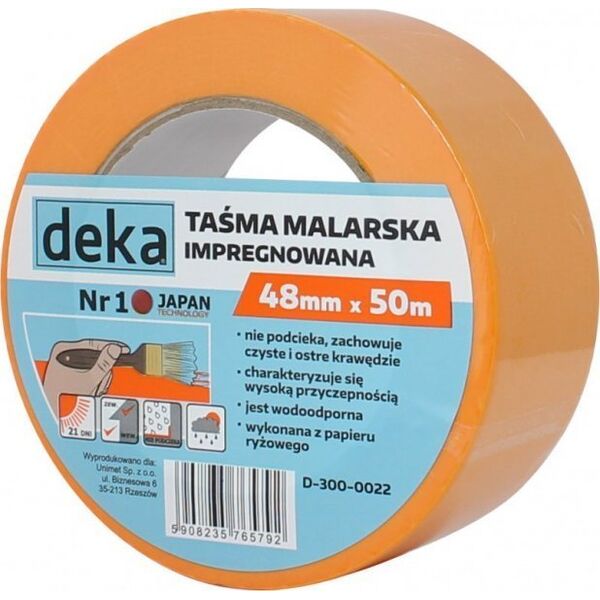Deka TAÅMA RYÅ»OWA MALARSKA IMPREGNOWANA 48MM*50M