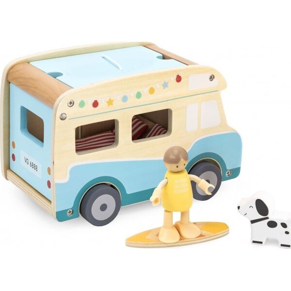 Viga Toys Drewniany Kamper Plaża Lumarko!