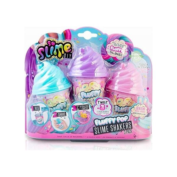 BigBuy Fun SO SLIME set Fluffy shaker 3-pack