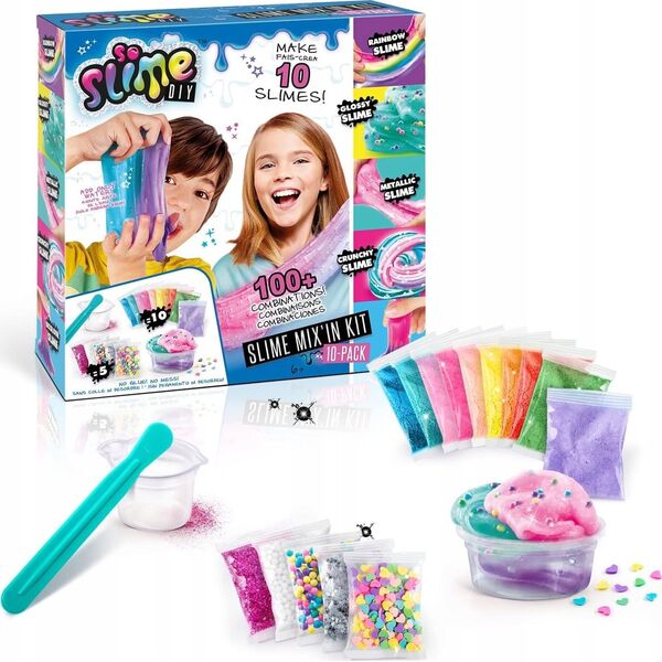 BigBuy Fun SO SLIME set Fluffy shaker 3-pack