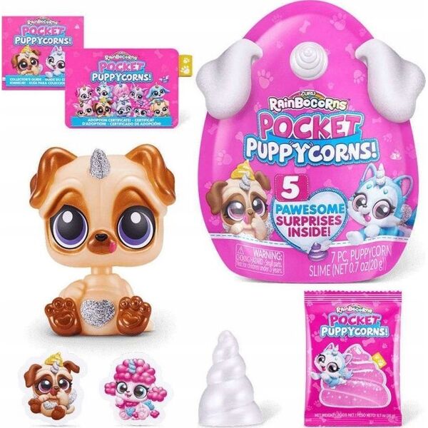 Figurka Zuru Rainbocorns Pocket Puppycorn Surprise S1