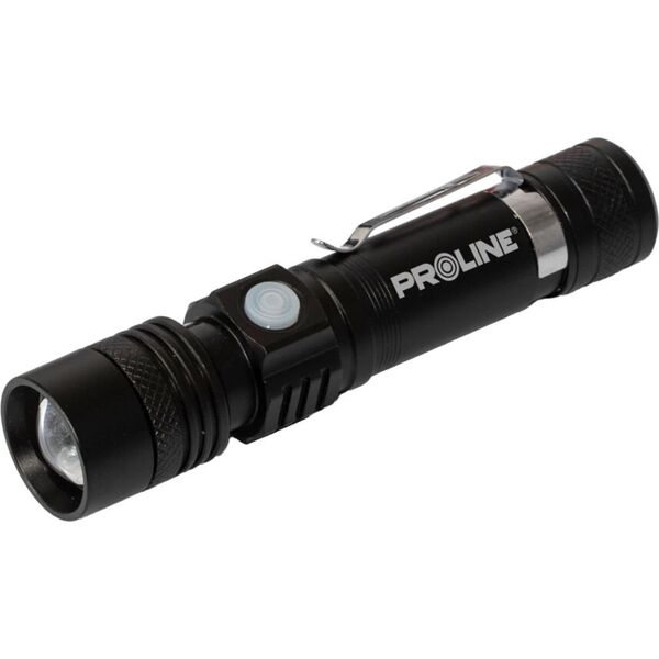 Pro-Line LATARKA ALU. USB-C, 300 LM, ZOOM, 3 TRYBY ŚWIECENIA, PROLINE