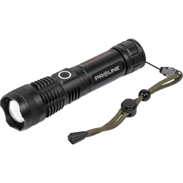 Pro-Line LATARKA ALU. USB-C, 600 LM, ZOOM, 5 TRYB. ŚWIECENIA, PROLINE