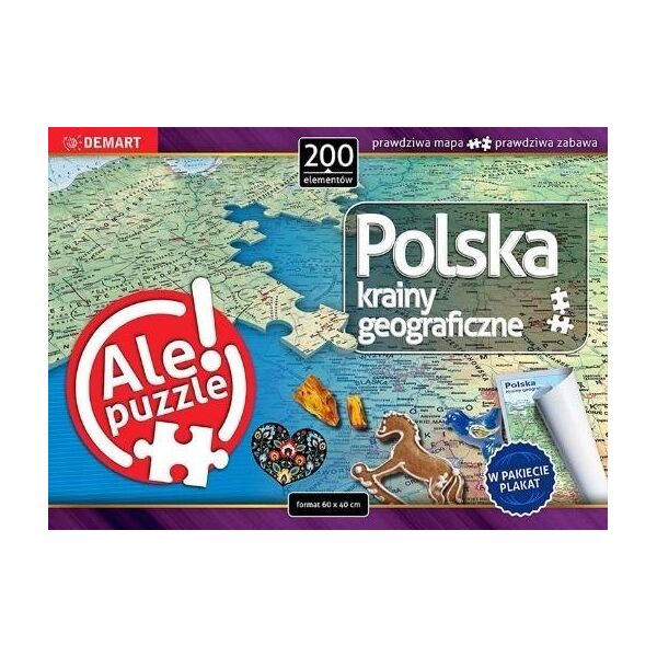 Demart Puzzle - Polska Krainy geograficzne
