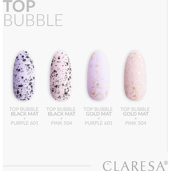 Activeshop Claresa Top Bubble black Matt No wipe -5g