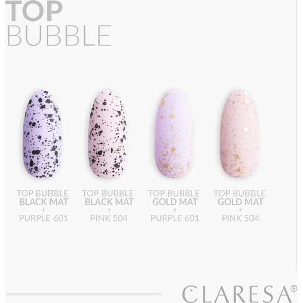 Activeshop Claresa Top Bubble gold Matt No wipe -5g