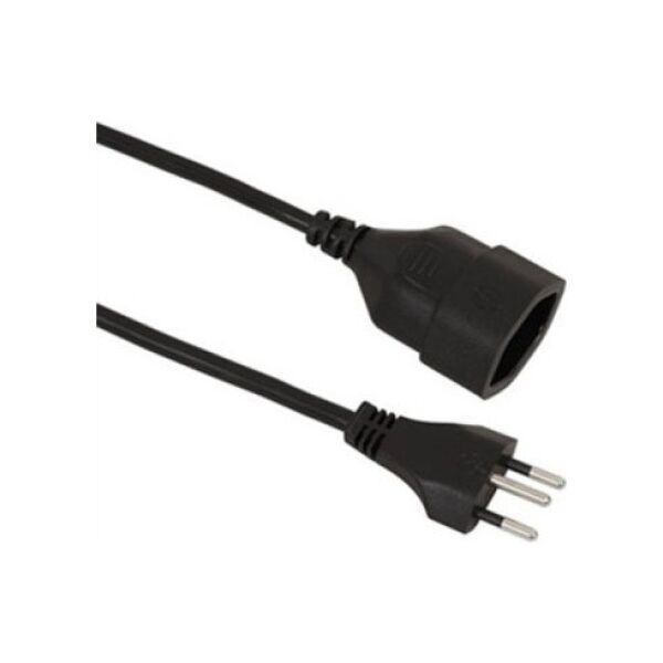 Value Przedłużacz VALUE T12/T13, kabel zasilający CH, czarny, 5 m