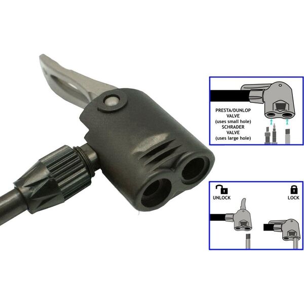 XQMax POMPKA WARSZTATOWO ROWEROWA XQMAX PRO 160Psi (11Bar) Z MANOMETREM MAŁA PODSTAWA