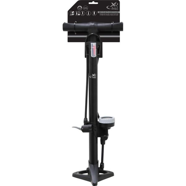 XQMax POMPKA WARSZTATOWO ROWEROWA XQMAX PRO 160Psi (11Bar) Z MANOMETREM MAŁA PODSTAWA