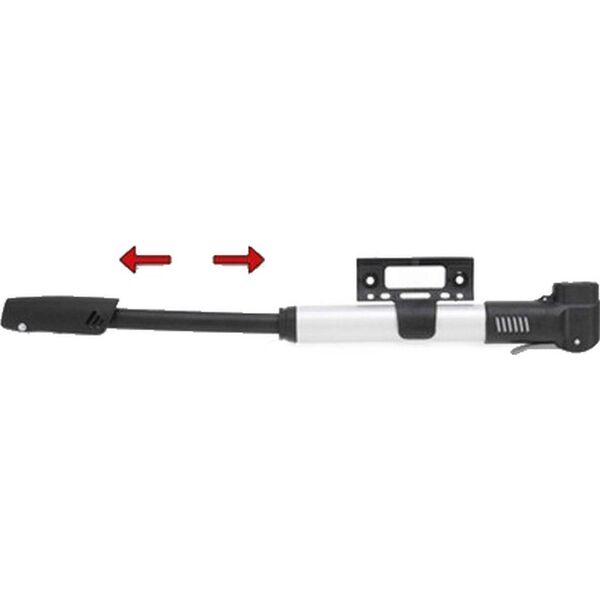 Enero POMPKA ROWEROWA MINI ALU XQMAX SREBRNA