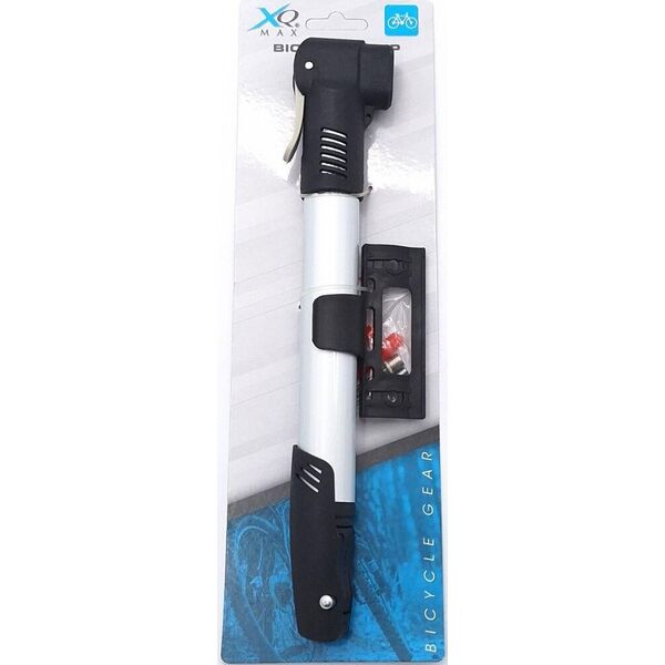 Enero POMPKA ROWEROWA MINI ALU XQMAX SREBRNA