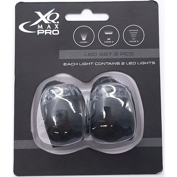 XQMax ZESTAW SILIKONOWYCH LAMP ROWEROWYCH LED PRZÓD I TYŁ XQMAX PRO