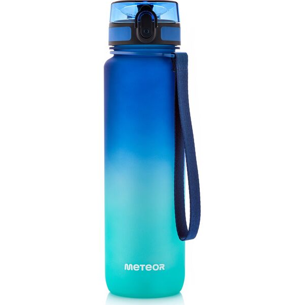 Meteor Bidon sportowy Meteor 1000 ml niebieski/turkusowy