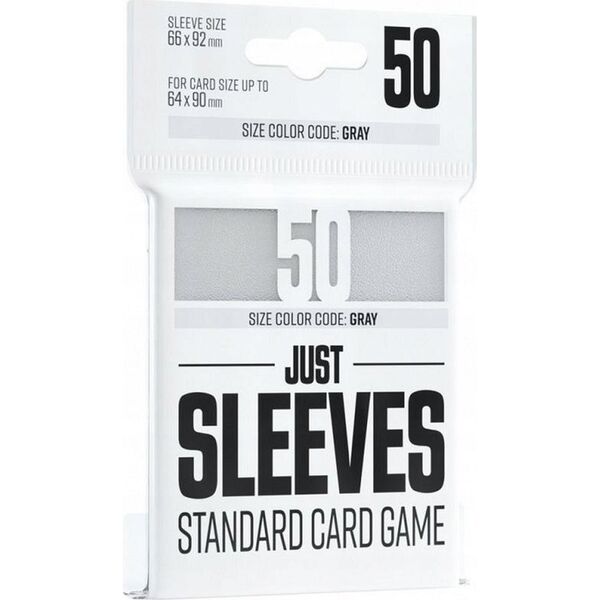 Gamegenic Gamegenic: Just Sleeves - Standard Card Game Sleeves (66x91 mm), Bia³e, 50 sztuk