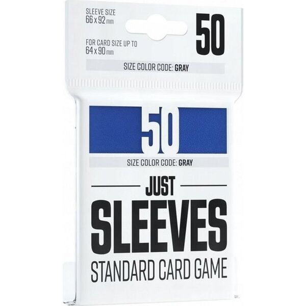 Gamegenic Gamegenic: Just Sleeves - Standard Card Game Sleeves (66x91 mm), Niebieskie, 50 sztuk