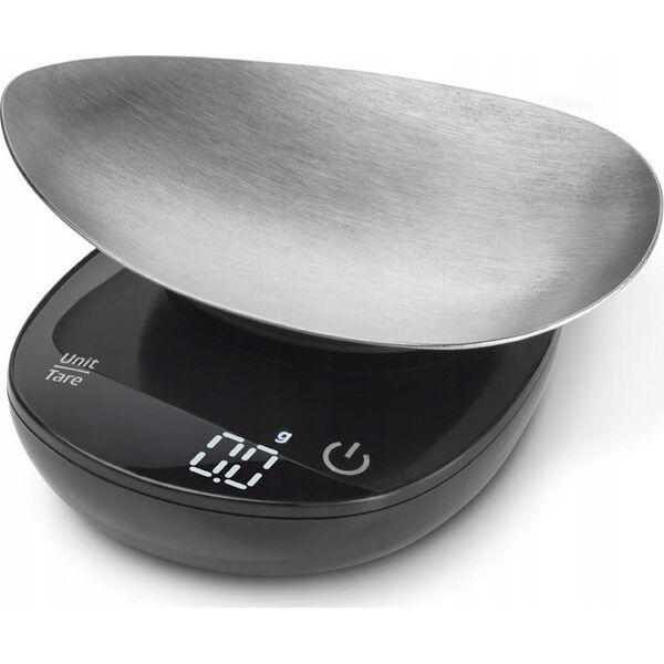 Waga kuchenna Caso Caso | Precision Weighing Scale | FinoCompact | Maximum weight (capacity) 0.5kg | Graduation 1 g | Ekranas type LED | Juodas/Stainless Steel