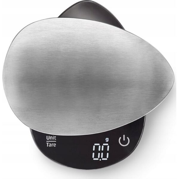 Waga kuchenna Caso Caso | Precision Weighing Scale | FinoCompact | Maximum weight (capacity) 0.5kg | Graduation 1 g | Ekranas type LED | Juodas/Stainless Steel