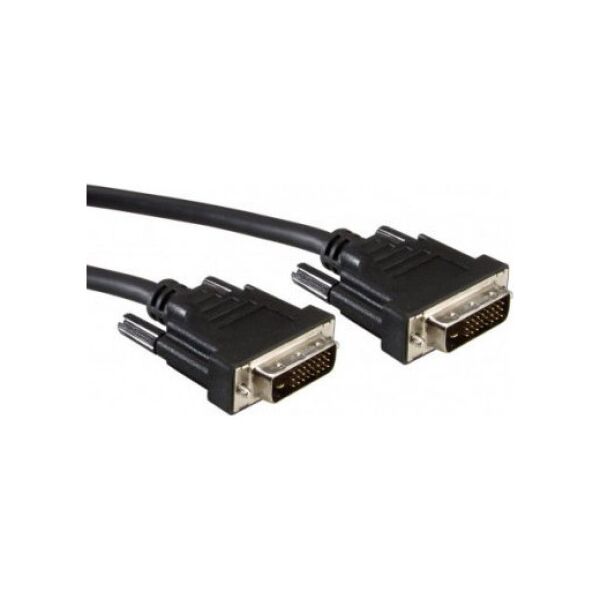 Kabel Secomp Kabel DVI do monitorów, DVI M - DVI M, (24+1) dual link, 5 m