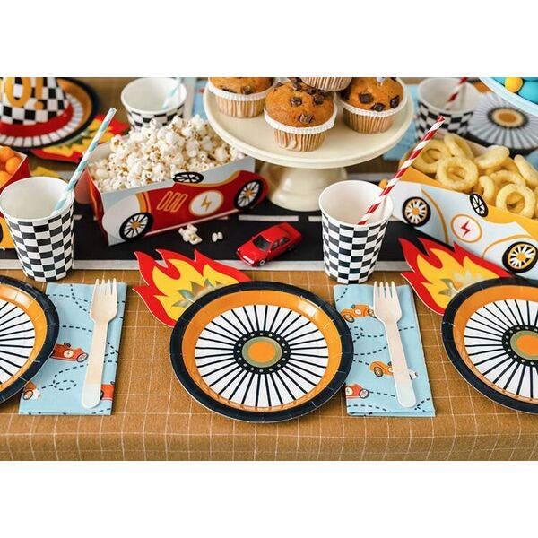 Party Deco Talerzyki Koło 26.5x18cm 6szt